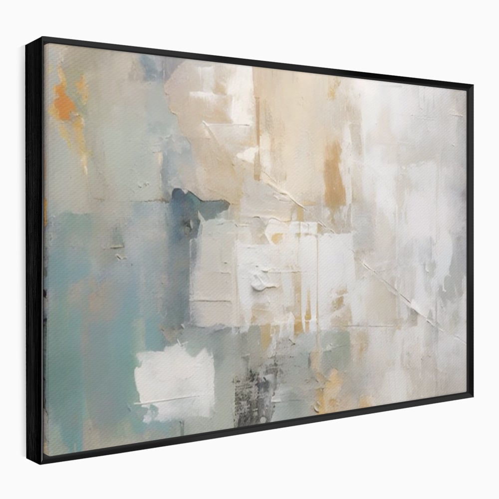 Tablou Canvas Premium LuxCanva® A1588, Color White , Room, Orizontal, Decorativ, Abstract, Living, Culori Vibrante