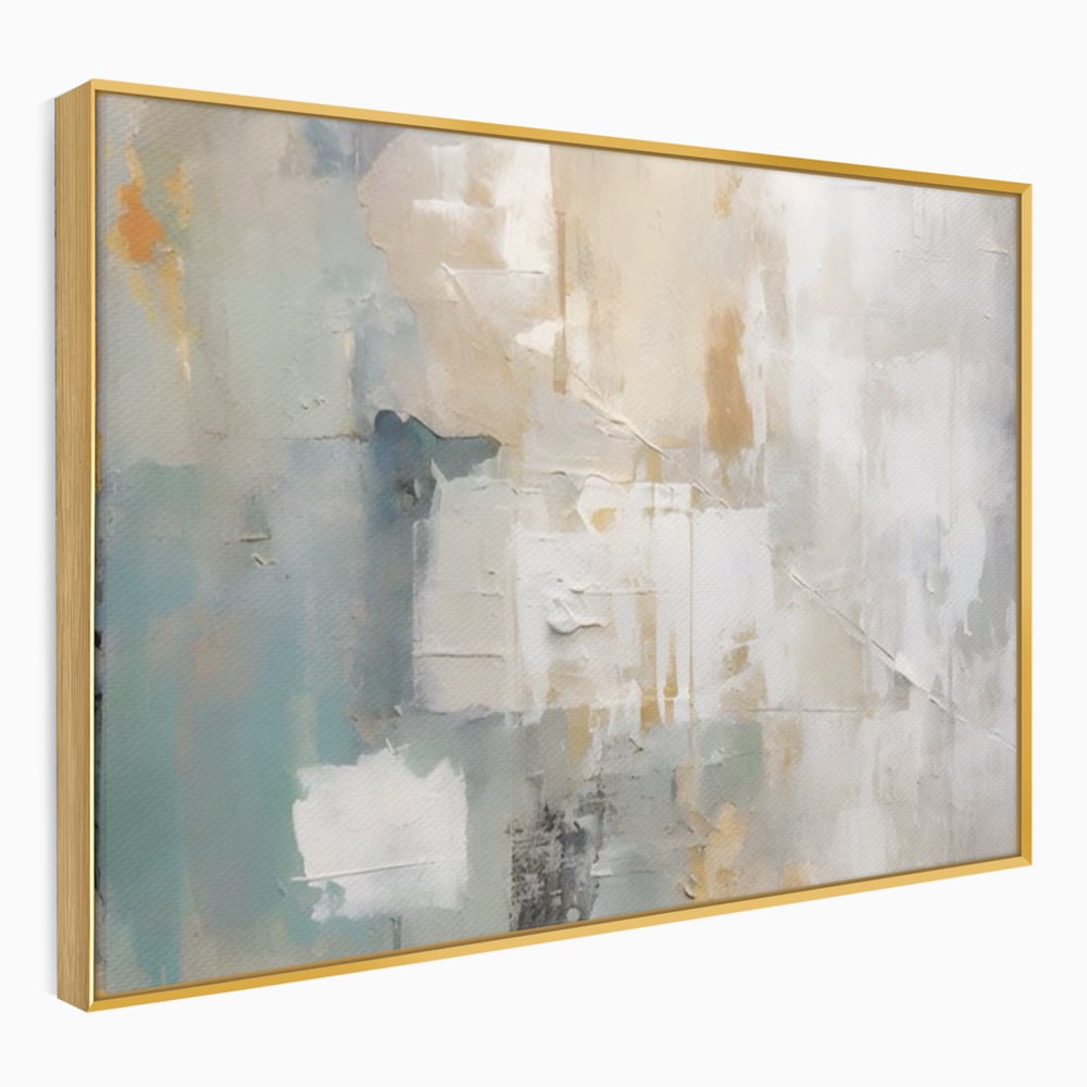 Tablou Canvas Premium LuxCanva® A1588, Color White , Room, Orizontal, Decorativ, Abstract, Living, Culori Vibrante