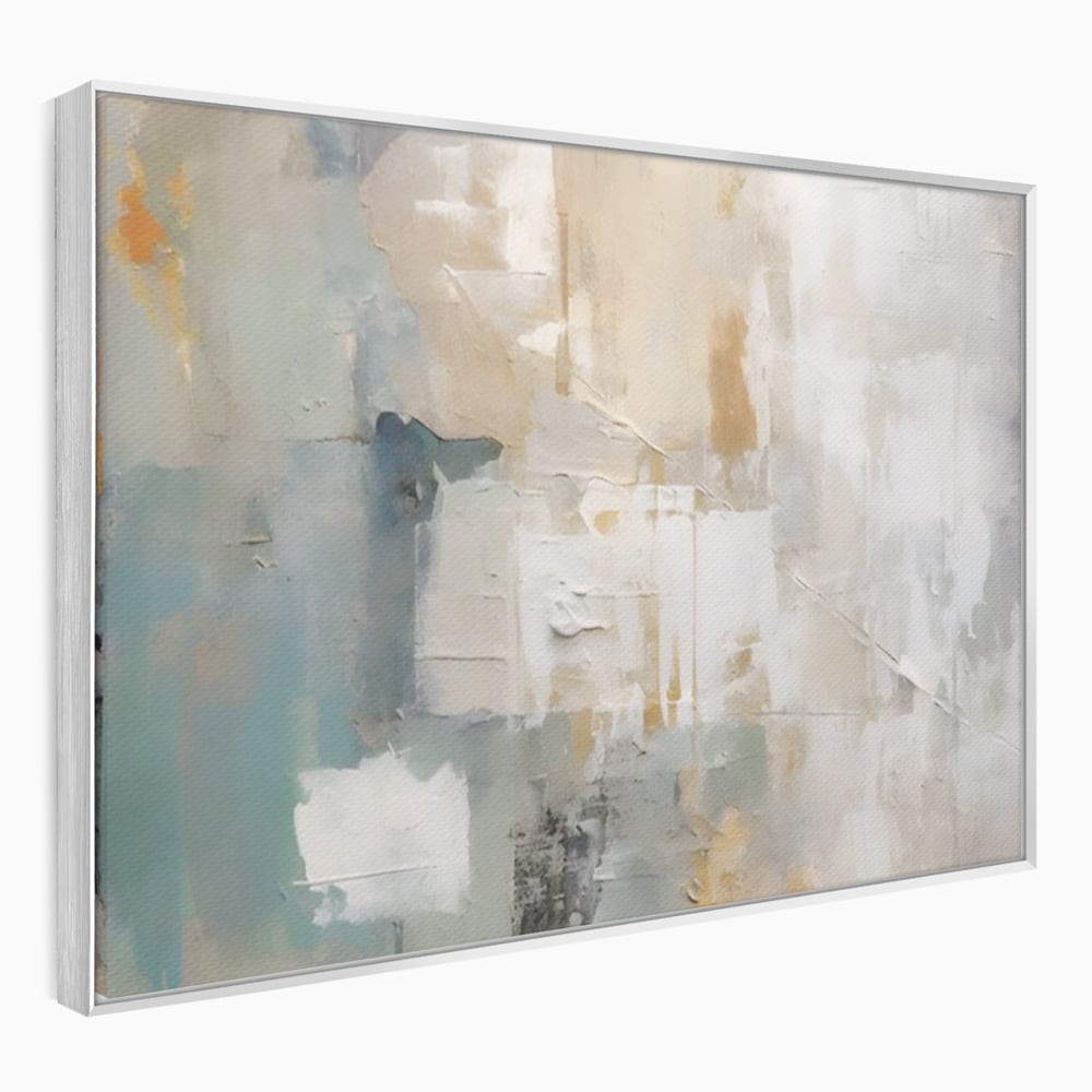 Tablou Canvas Premium LuxCanva® A1588, Color White , Room, Orizontal, Decorativ, Abstract, Living, Culori Vibrante