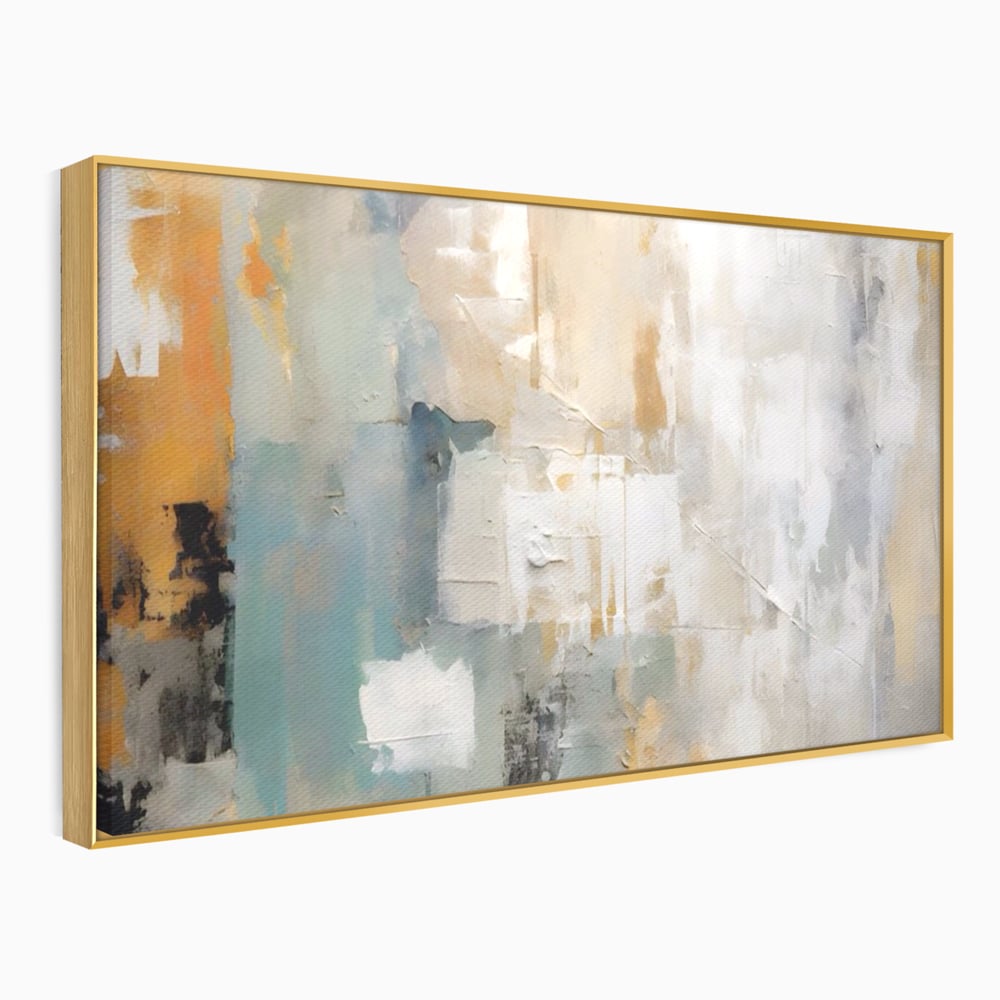 Tablou Canvas Premium LuxCanva® A1588, Color White , Room, Orizontal, Decorativ, Abstract, Living, Culori Vibrante