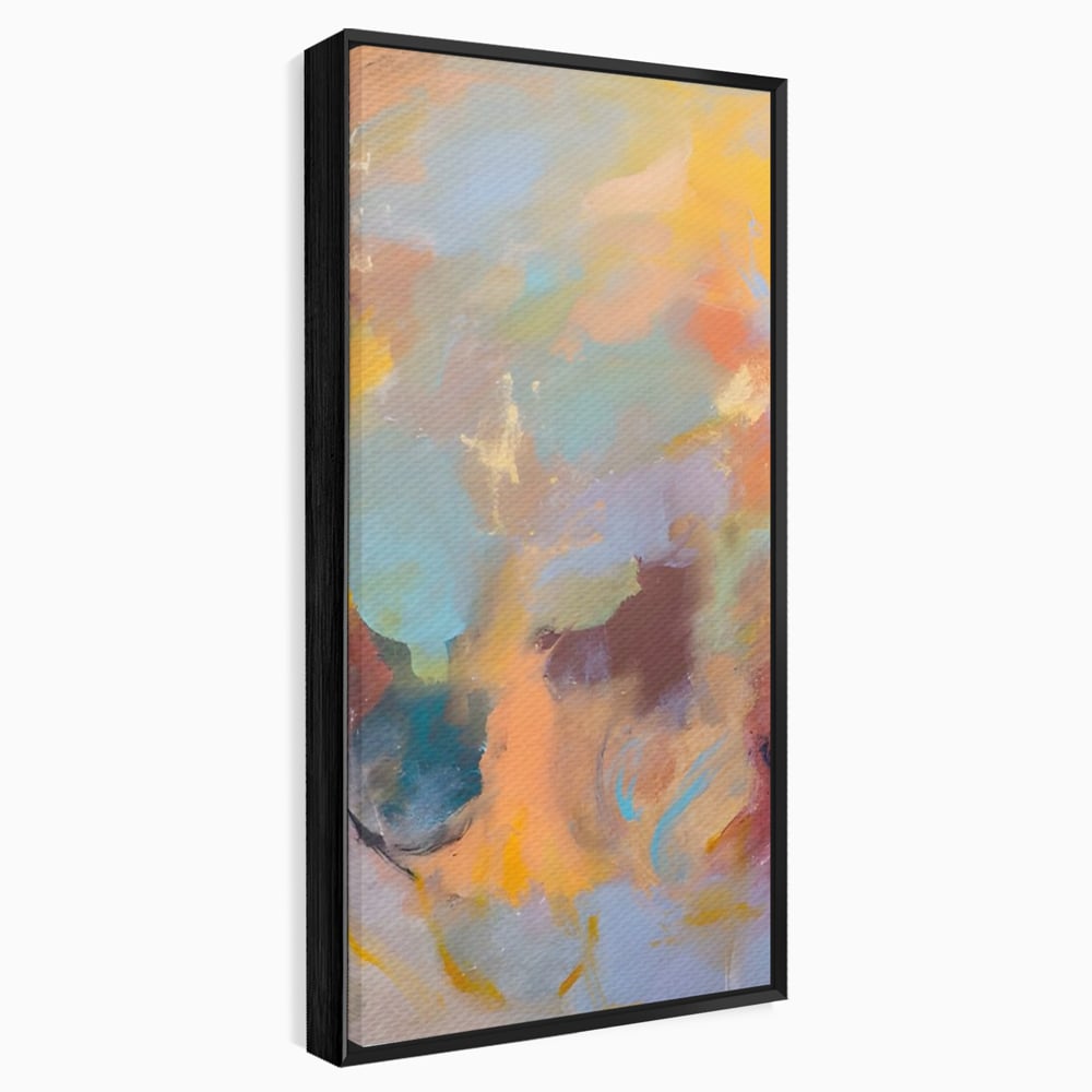 Tablou Canvas Premium LuxCanva® A1589, Pata Colorata , Dormitor, Infuzie De Culoare, Decorativ, Abstract, Living, Culori Vibrante
