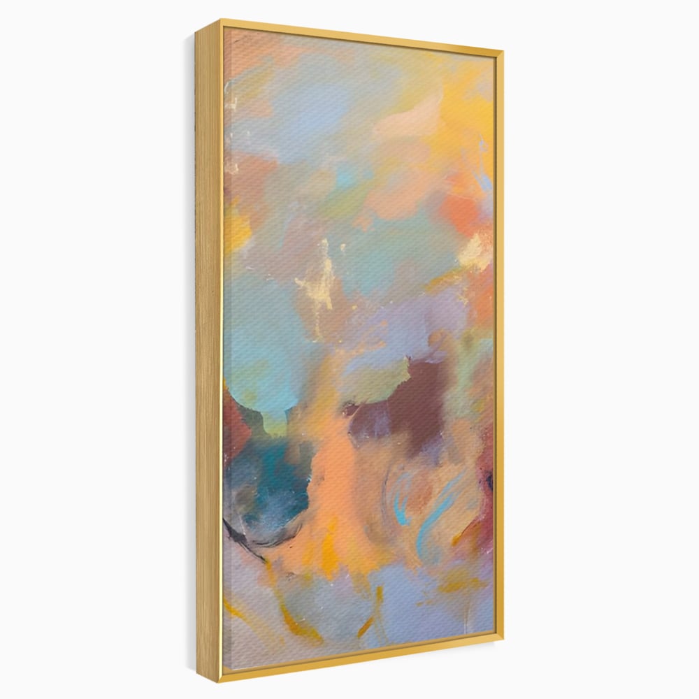 Tablou Canvas Premium LuxCanva® A1589, Pata Colorata , Dormitor, Infuzie De Culoare, Decorativ, Abstract, Living, Culori Vibrante