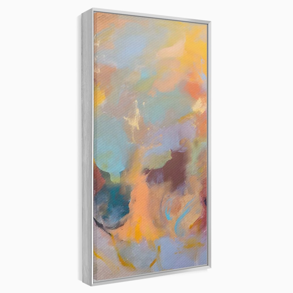 Tablou Canvas Premium LuxCanva® A1589, Pata Colorata , Dormitor, Infuzie De Culoare, Decorativ, Abstract, Living, Culori Vibrante