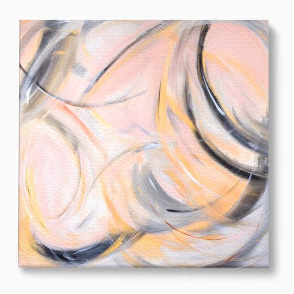 Tablou Canvas Premium LuxCanva® A1590, Exprimare Libera , Dormitor, Cercuri De Culoare, Decorativ, Abstract, Living, Culori Vibrante