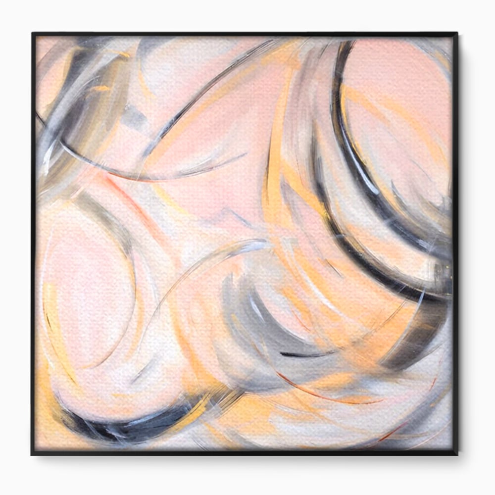 Tablou Canvas Premium LuxCanva® A1590, Exprimare Libera , Dormitor, Cercuri De Culoare, Decorativ, Abstract, Living, Culori Vibrante