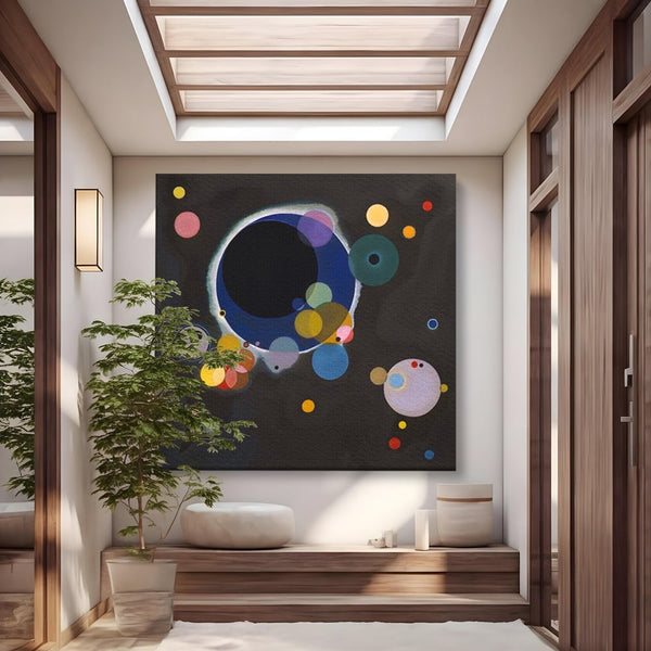 Tablou Canvas Premium LuxCanva® A1591, Inima Cosmosului , Camera Copil, Univers, Abstract, Decorativ, Living, Culori Vibrante