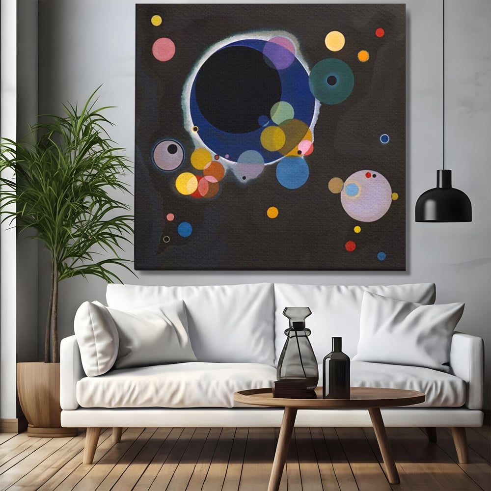 Tablou Canvas Premium LuxCanva® A1591, Inima Cosmosului , Camera Copil, Univers, Abstract, Decorativ, Living, Culori Vibrante