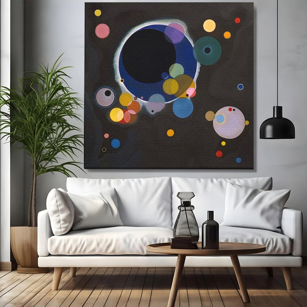 Tablou Canvas Premium LuxCanva® A1591, Inima Cosmosului , Camera Copil, Univers, Abstract, Decorativ, Living, Culori Vibrante