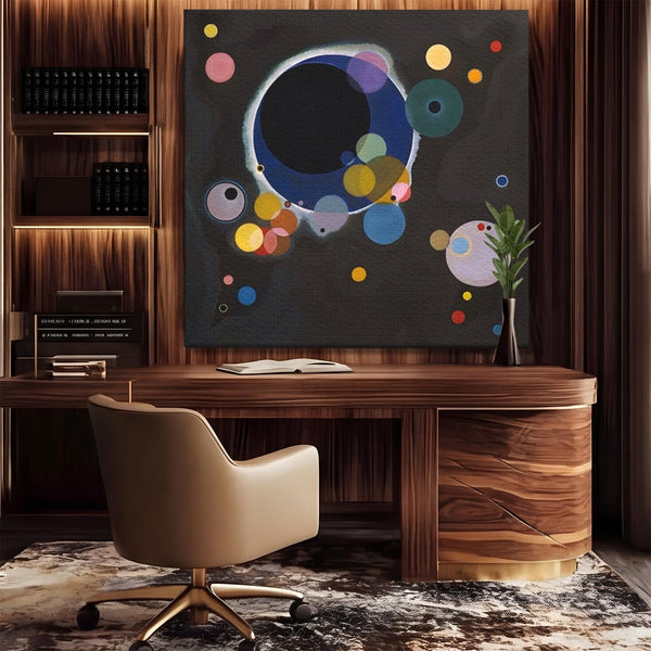 Tablou Canvas Premium LuxCanva® A1591, Inima Cosmosului , Camera Copil, Univers, Abstract, Decorativ, Living, Culori Vibrante