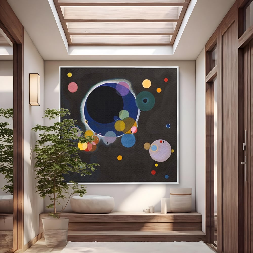Tablou Canvas Premium LuxCanva® A1591, Inima Cosmosului , Camera Copil, Univers, Abstract, Decorativ, Living, Culori Vibrante
