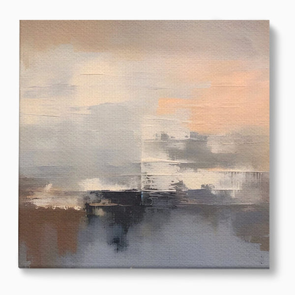 Tablou Canvas Premium LuxCanva® A1592, Gri Gradual , Living, Abstract, Decorativ, Neutru, Dormtior, Culori Vibrante
