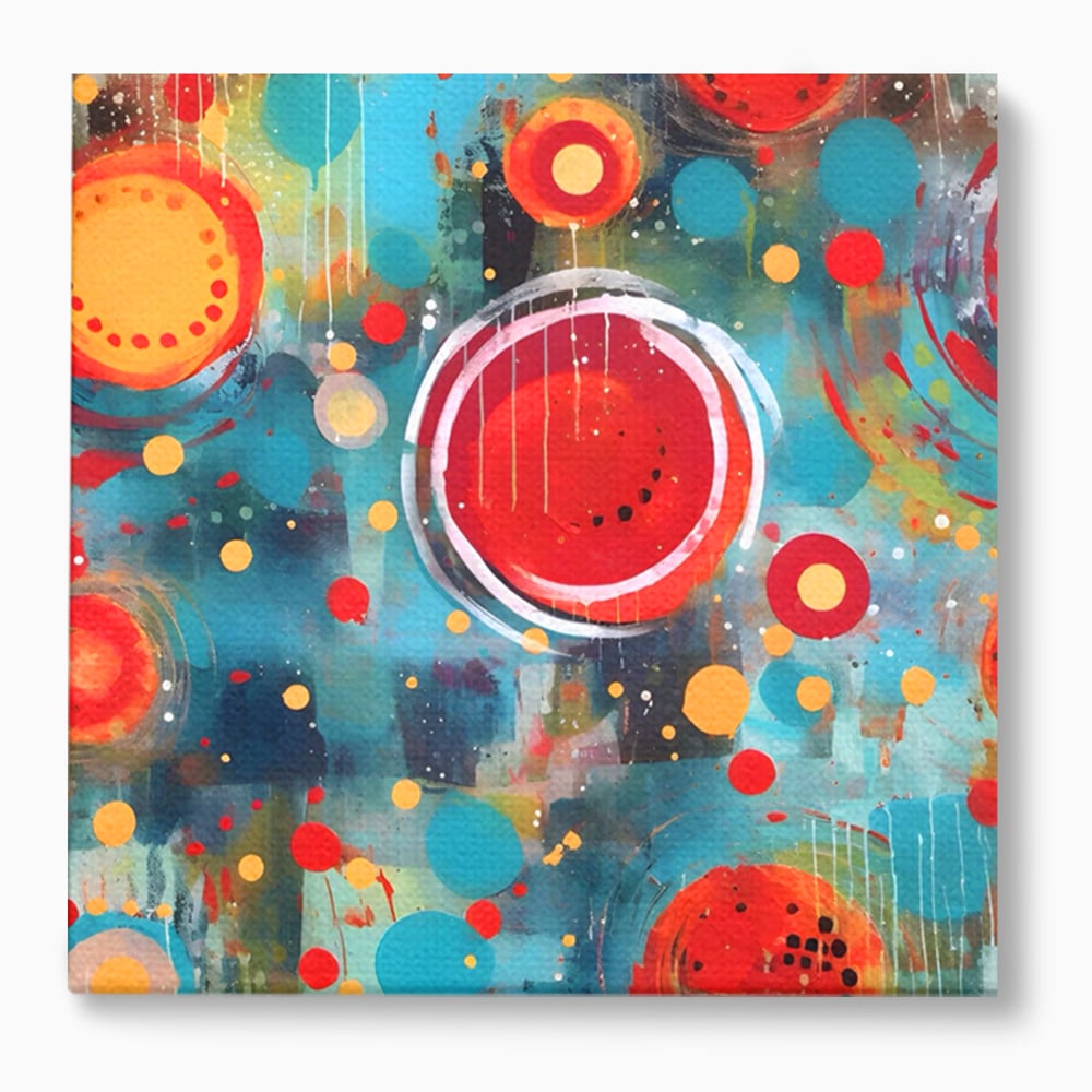 Tablou Canvas Premium LuxCanva® A1594, Abstract Watermelon , Pepene, Compozitie, Idei, Sentimente, Decorativ, Dormtior, Culori Vibrante