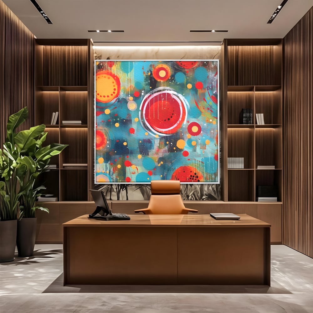 Tablou Canvas Premium LuxCanva® A1594, Abstract Watermelon , Pepene, Compozitie, Idei, Sentimente, Decorativ, Dormtior, Culori Vibrante