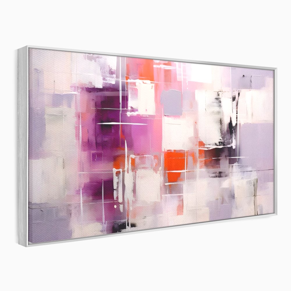 Tablou Canvas Premium LuxCanva® A1599, Contraste Purpurii , Dormitor, Lila, Lavanda, Mov, Vibratie Vizuala, Living, Culori Vibrante