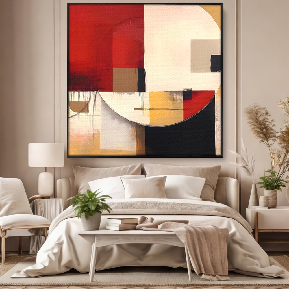 Tablou Canvas Premium LuxCanva® A1601, Stare Abstracta , Room, Decorativ, Sentimente, Interpretare, Contraste, Living, Culori Vibrante