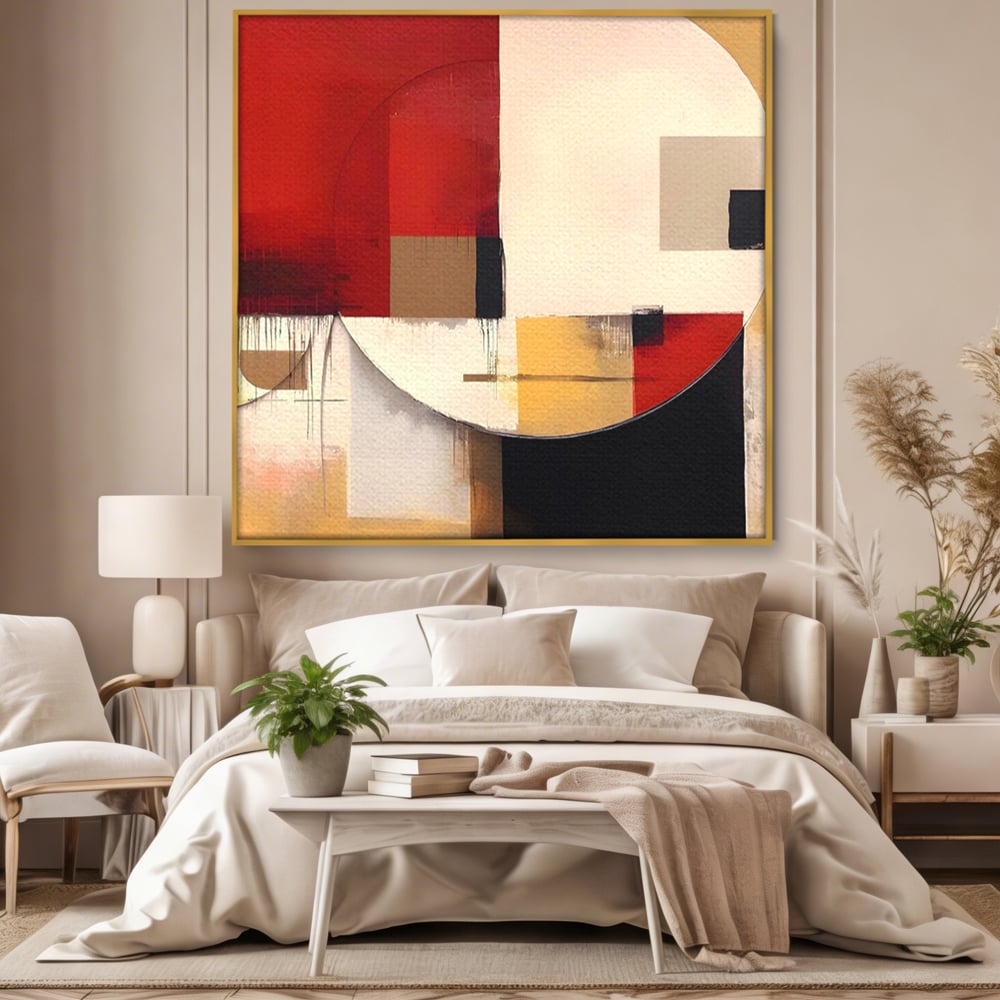 Tablou Canvas Premium LuxCanva® A1601, Stare Abstracta , Room, Decorativ, Sentimente, Interpretare, Contraste, Living, Culori Vibrante