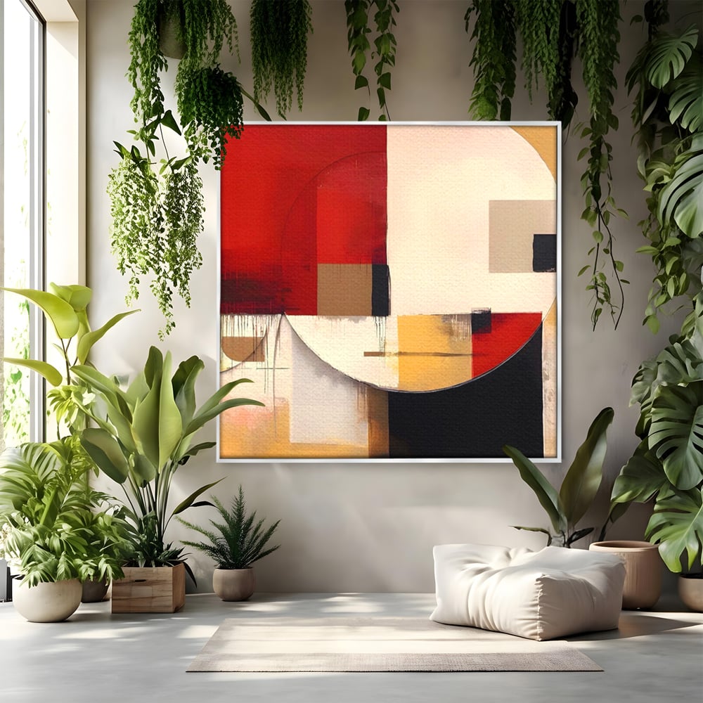 Tablou Canvas Premium LuxCanva® A1601, Stare Abstracta , Room, Decorativ, Sentimente, Interpretare, Contraste, Living, Culori Vibrante