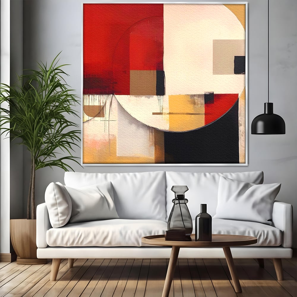 Tablou Canvas Premium LuxCanva® A1601, Stare Abstracta , Room, Decorativ, Sentimente, Interpretare, Contraste, Living, Culori Vibrante