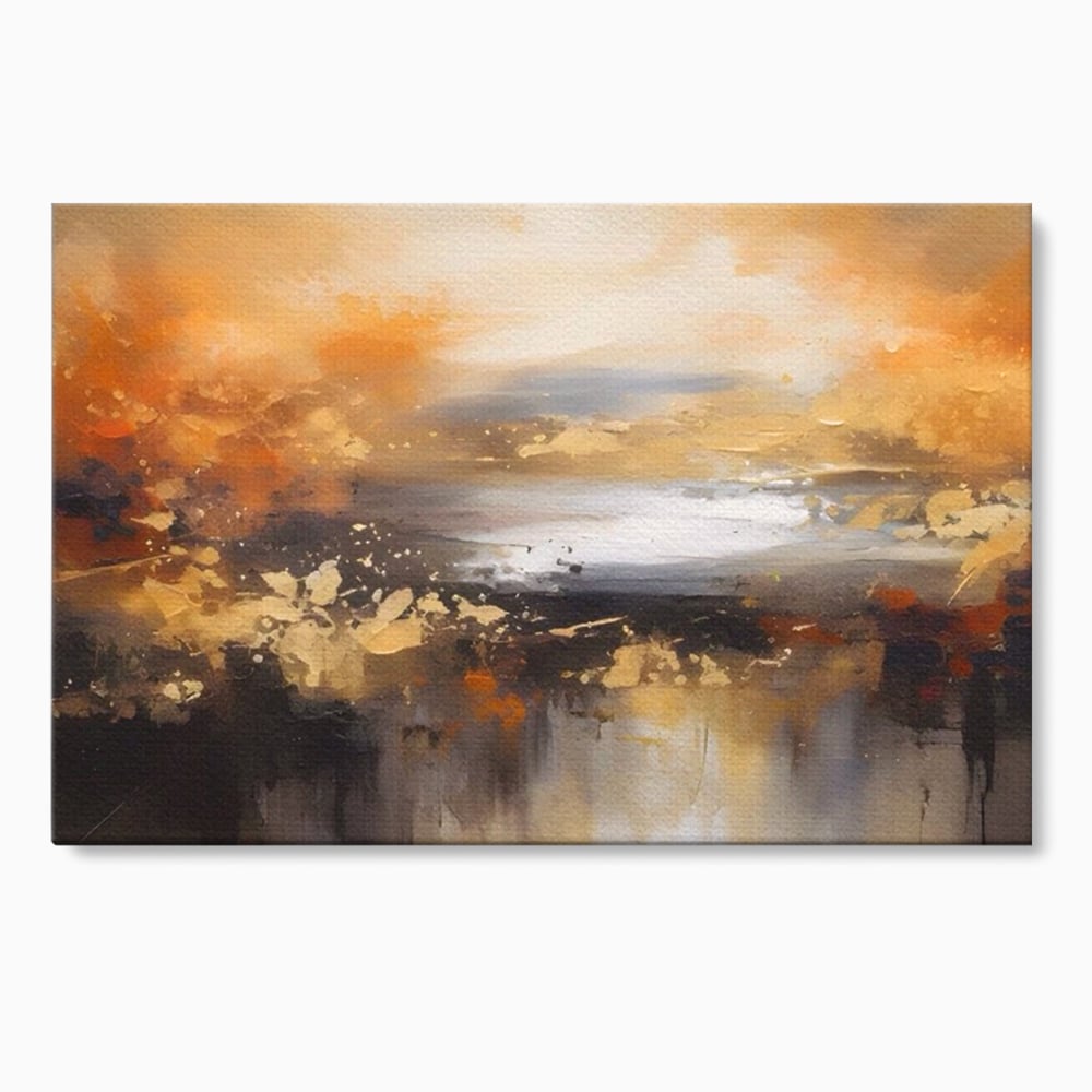 Leinwand Wandbilder Premium LuxCanva® A1607, Unendlichkeit, Abstrakte Landschaft, Dekorativ, Kosmos, Schlafzimmer, Lebendige Farben
