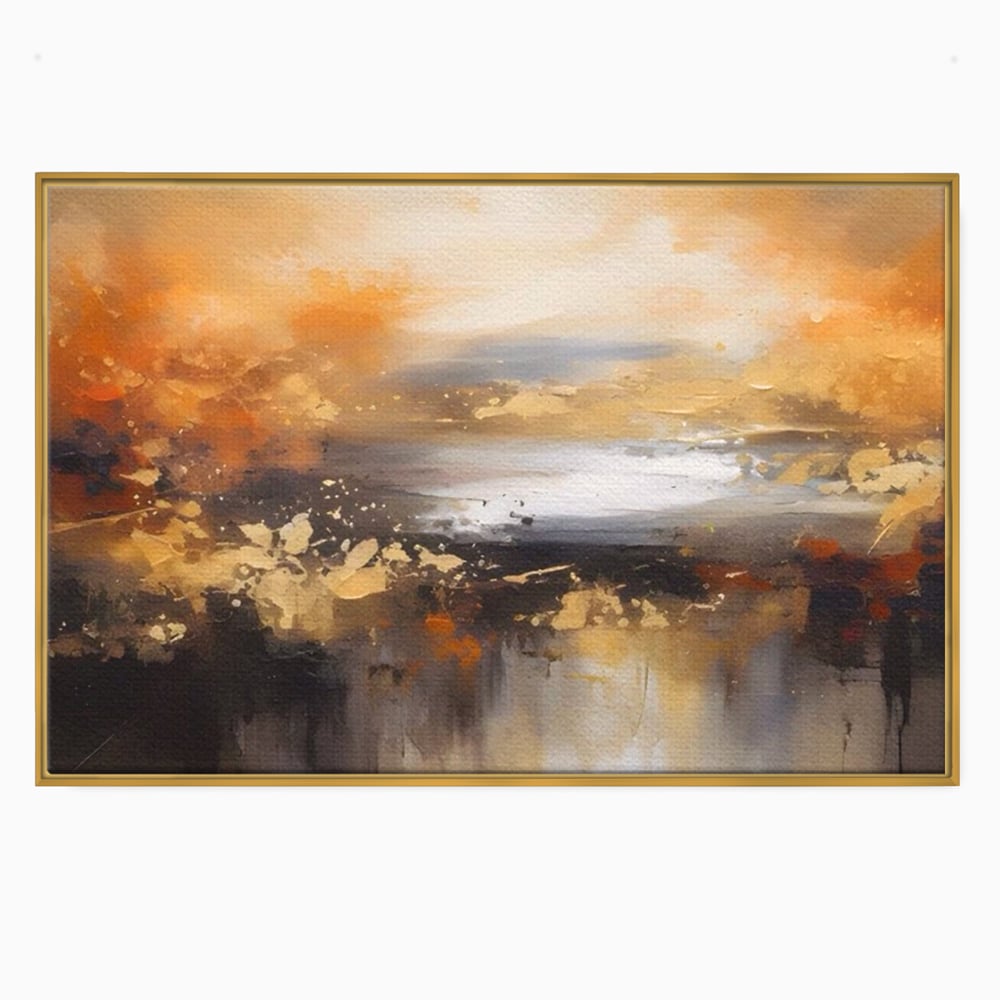 Tablou Canvas Premium LuxCanva® A1607, Infinit ,  Peisaj Abstract, Decorativ, Cosmos, Dormitor, Culori Vibrante
