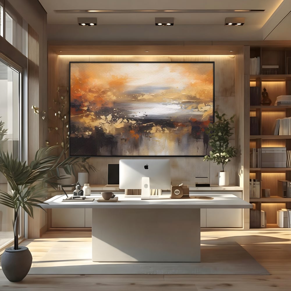 Tablou Canvas Premium LuxCanva® A1607, Infinit ,  Peisaj Abstract, Decorativ, Cosmos, Dormitor, Culori Vibrante