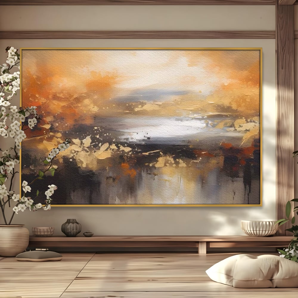 Tablou Canvas Premium LuxCanva® A1607, Infinit ,  Peisaj Abstract, Decorativ, Cosmos, Dormitor, Culori Vibrante