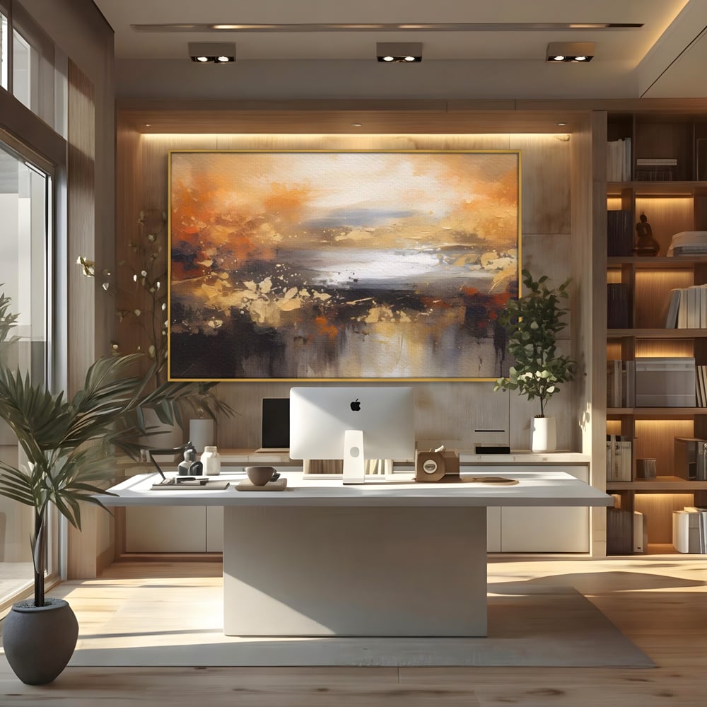 Tablou Canvas Premium LuxCanva® A1607, Infinit ,  Peisaj Abstract, Decorativ, Cosmos, Dormitor, Culori Vibrante