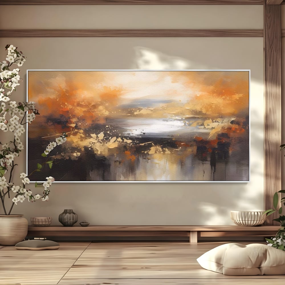 Tablou Canvas Premium LuxCanva® A1607, Infinit ,  Peisaj Abstract, Decorativ, Cosmos, Dormitor, Culori Vibrante