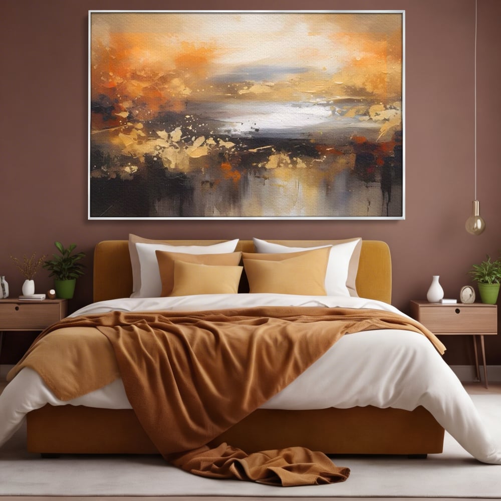 Tablou Canvas Premium LuxCanva® A1607, Infinit ,  Peisaj Abstract, Decorativ, Cosmos, Dormitor, Culori Vibrante