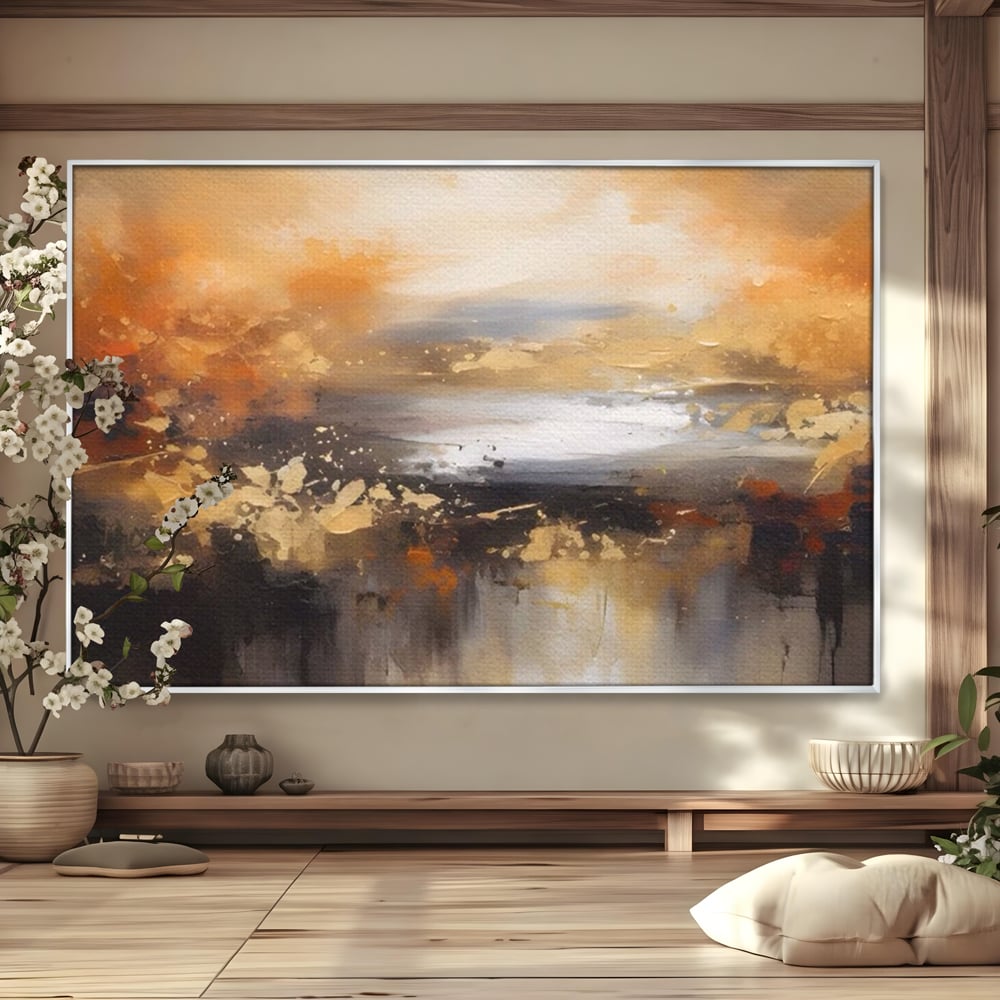 Tablou Canvas Premium LuxCanva® A1607, Infinit ,  Peisaj Abstract, Decorativ, Cosmos, Dormitor, Culori Vibrante