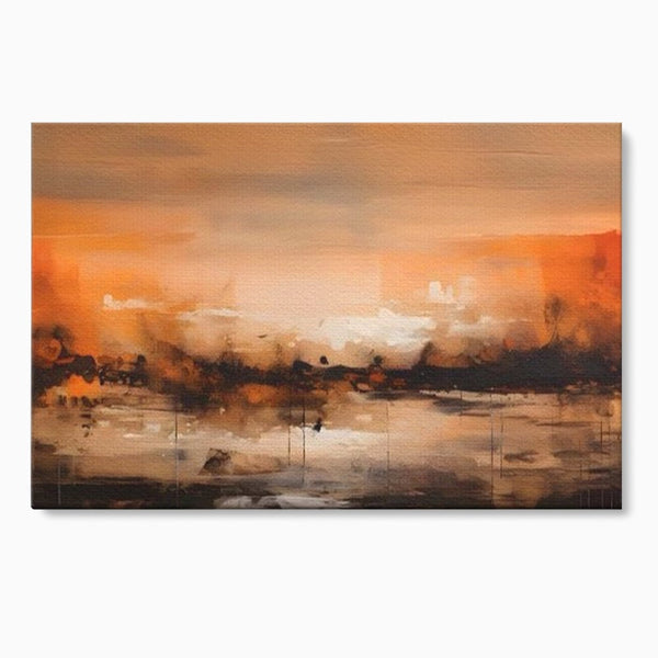 Tablou Canvas Premium LuxCanva® A1610, Lumina Si Intuneric , Room, Decorativ, Peisaj Abstract, Dormitor, Culori Vibrante