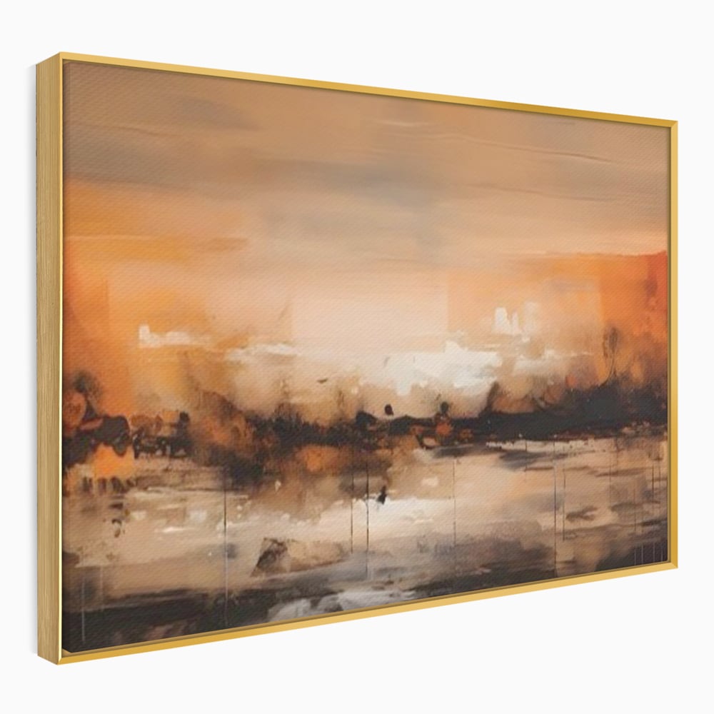 Tablou Canvas Premium LuxCanva® A1610, Lumina Si Intuneric , Room, Decorativ, Peisaj Abstract, Dormitor, Culori Vibrante