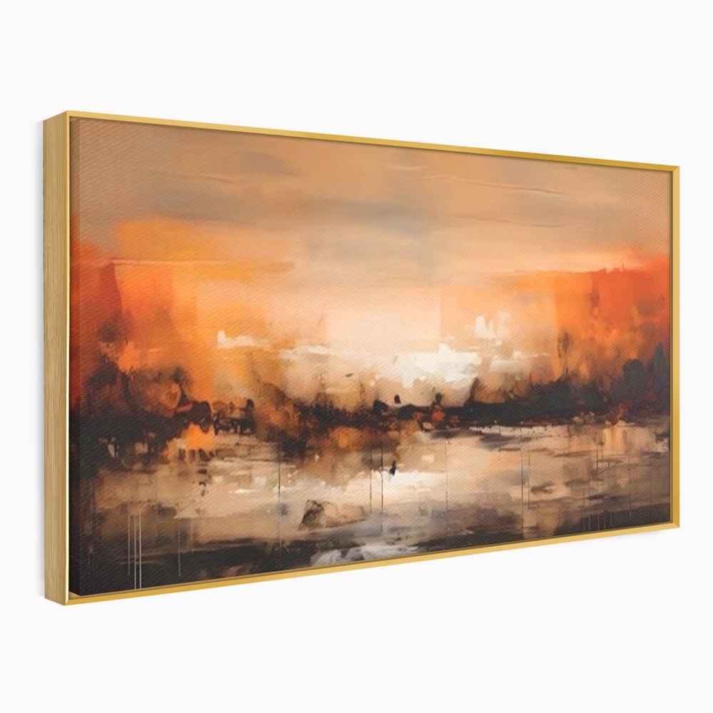 Tablou Canvas Premium LuxCanva® A1610, Lumina Si Intuneric , Room, Decorativ, Peisaj Abstract, Dormitor, Culori Vibrante