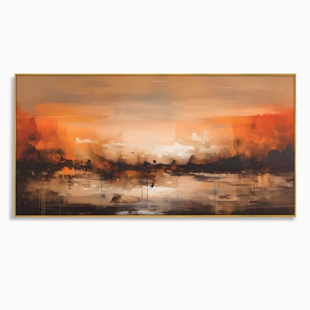 Tablou Canvas Premium LuxCanva® A1610, Lumina Si Intuneric , Room, Decorativ, Peisaj Abstract, Dormitor, Culori Vibrante