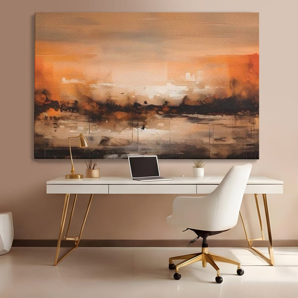 Tablou Canvas Premium LuxCanva® A1610, Lumina Si Intuneric , Room, Decorativ, Peisaj Abstract, Dormitor, Culori Vibrante