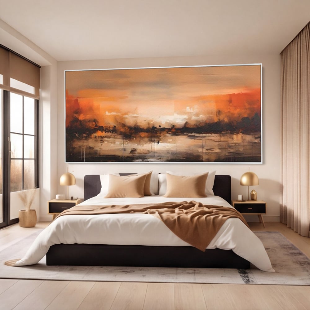 Tablou Canvas Premium LuxCanva® A1610, Lumina Si Intuneric , Room, Decorativ, Peisaj Abstract, Dormitor, Culori Vibrante