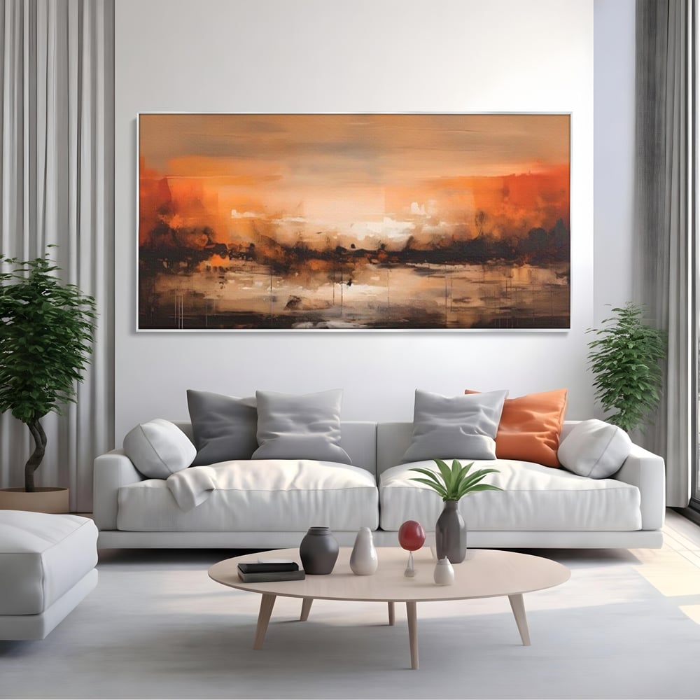 Tablou Canvas Premium LuxCanva® A1610, Lumina Si Intuneric , Room, Decorativ, Peisaj Abstract, Dormitor, Culori Vibrante