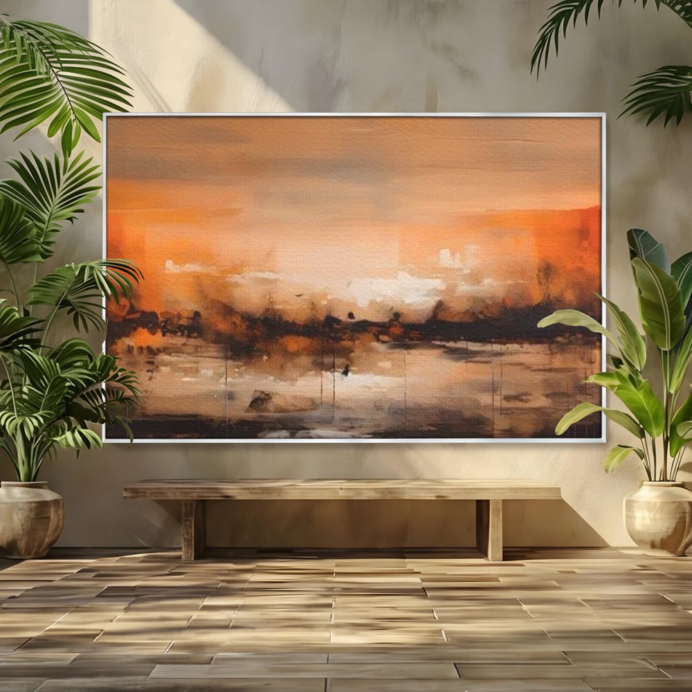 Tablou Canvas Premium LuxCanva® A1610, Lumina Si Intuneric , Room, Decorativ, Peisaj Abstract, Dormitor, Culori Vibrante