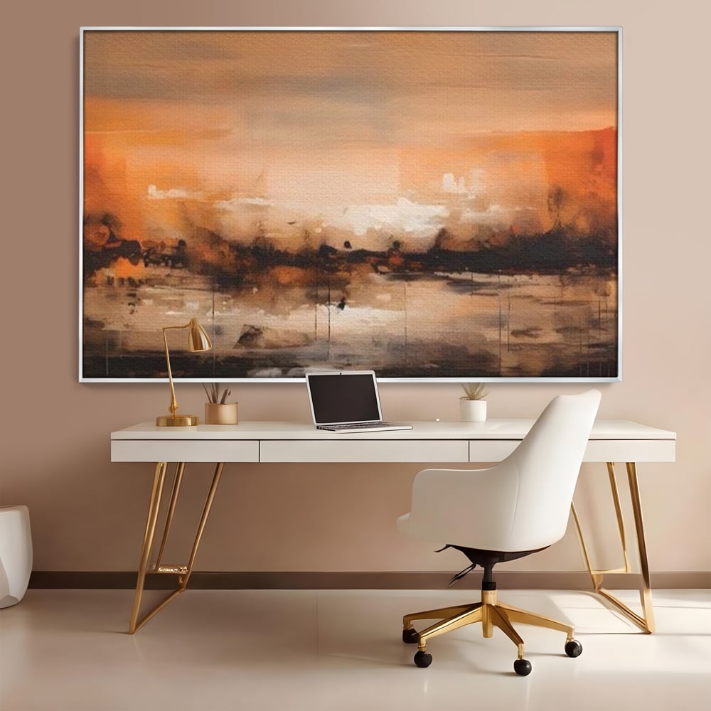 Tablou Canvas Premium LuxCanva® A1610, Lumina Si Intuneric , Room, Decorativ, Peisaj Abstract, Dormitor, Culori Vibrante