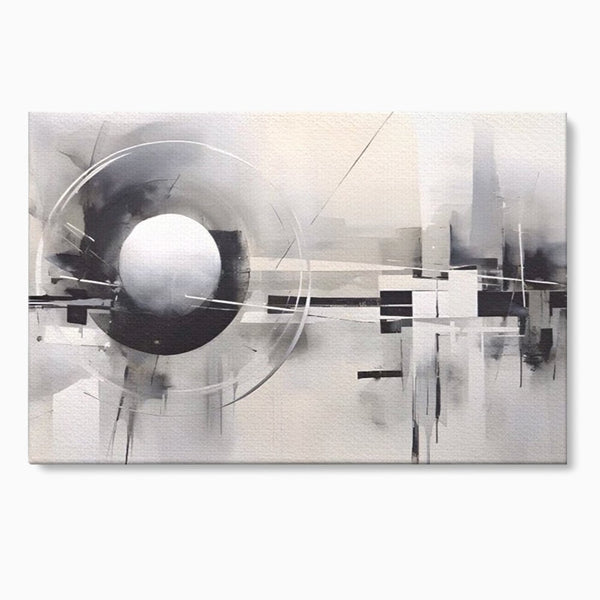 Tablou Canvas Premium LuxCanva® A1612, Non-Culori , Room, Abstract, Sfera, Univers, Decorativ, Dormitor, Culori Vibrante