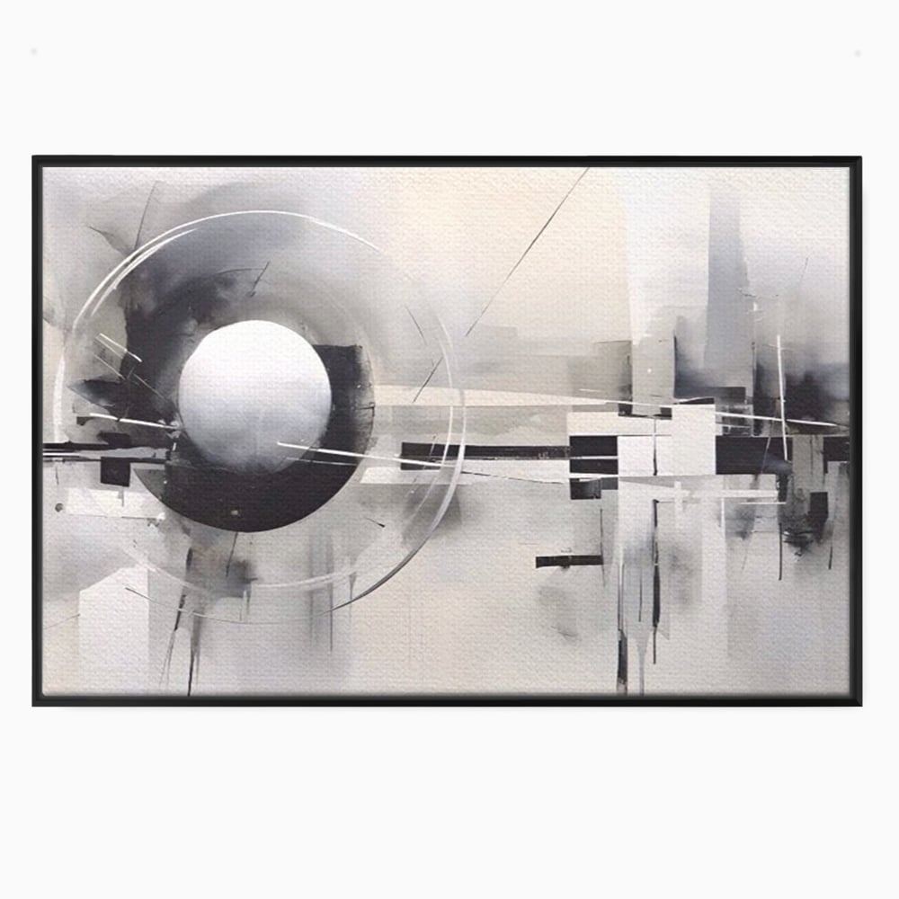 Tablou Canvas Premium LuxCanva® A1612, Non-Culori , Room, Abstract, Sfera, Univers, Decorativ, Dormitor, Culori Vibrante