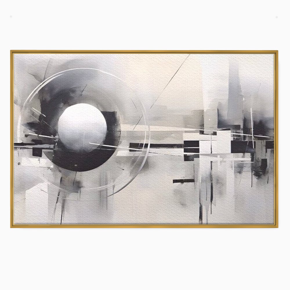 Tablou Canvas Premium LuxCanva® A1612, Non-Culori , Room, Abstract, Sfera, Univers, Decorativ, Dormitor, Culori Vibrante