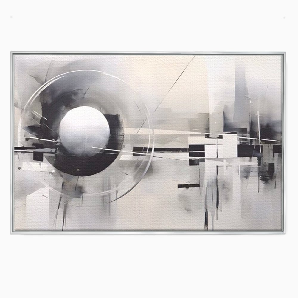 Tablou Canvas Premium LuxCanva® A1612, Non-Culori , Room, Abstract, Sfera, Univers, Decorativ, Dormitor, Culori Vibrante