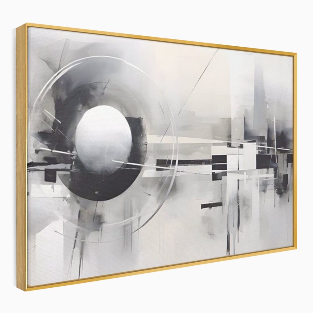 Tablou Canvas Premium LuxCanva® A1612, Non-Culori , Room, Abstract, Sfera, Univers, Decorativ, Dormitor, Culori Vibrante