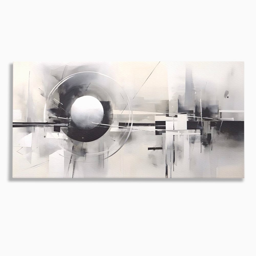 Tablou Canvas Premium LuxCanva® A1612, Non-Culori , Room, Abstract, Sfera, Univers, Decorativ, Dormitor, Culori Vibrante