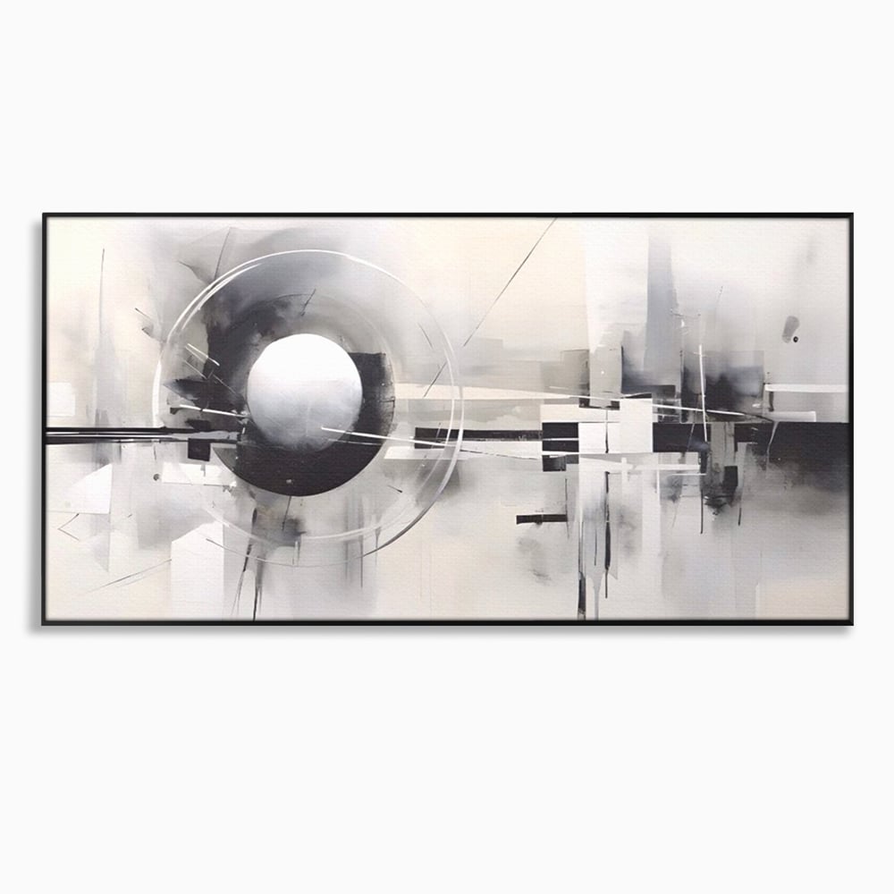 Tablou Canvas Premium LuxCanva® A1612, Non-Culori , Room, Abstract, Sfera, Univers, Decorativ, Dormitor, Culori Vibrante