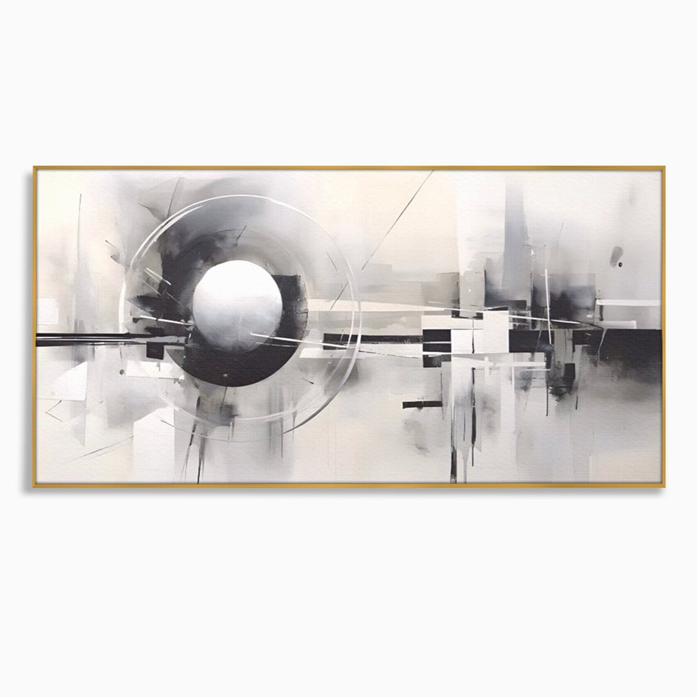 Tablou Canvas Premium LuxCanva® A1612, Non-Culori , Room, Abstract, Sfera, Univers, Decorativ, Dormitor, Culori Vibrante