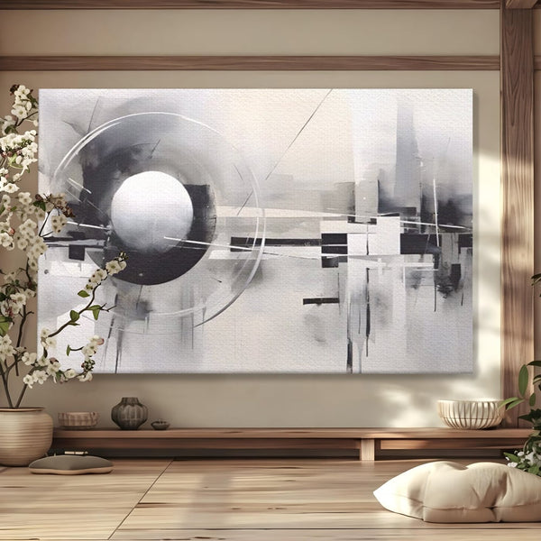 Tablou Canvas Premium LuxCanva® A1612, Non-Culori , Room, Abstract, Sfera, Univers, Decorativ, Dormitor, Culori Vibrante