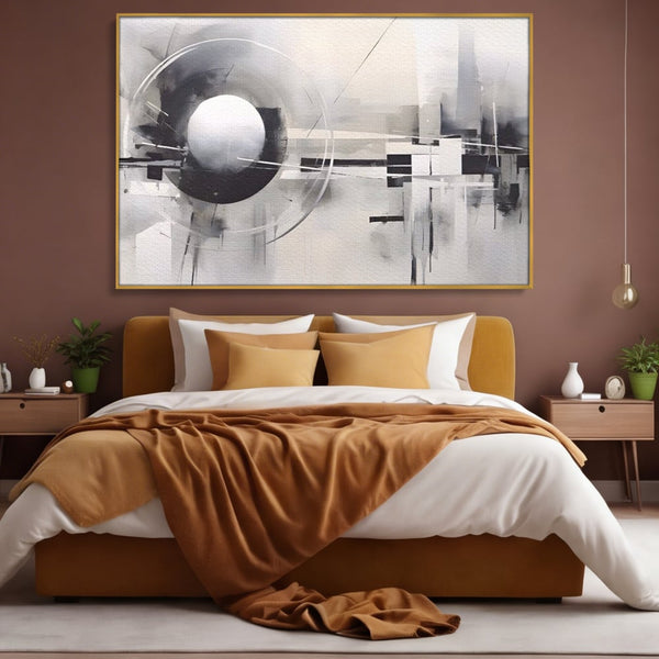 Leinwandbilder LuxCanva Premium Leinwandbilder® A1612, Nicht-Farben , Zimmer, Abstrakt, Kugel, Sphäre, Universum, Dekorativ, Schlafzimmer, Lebendige Farben