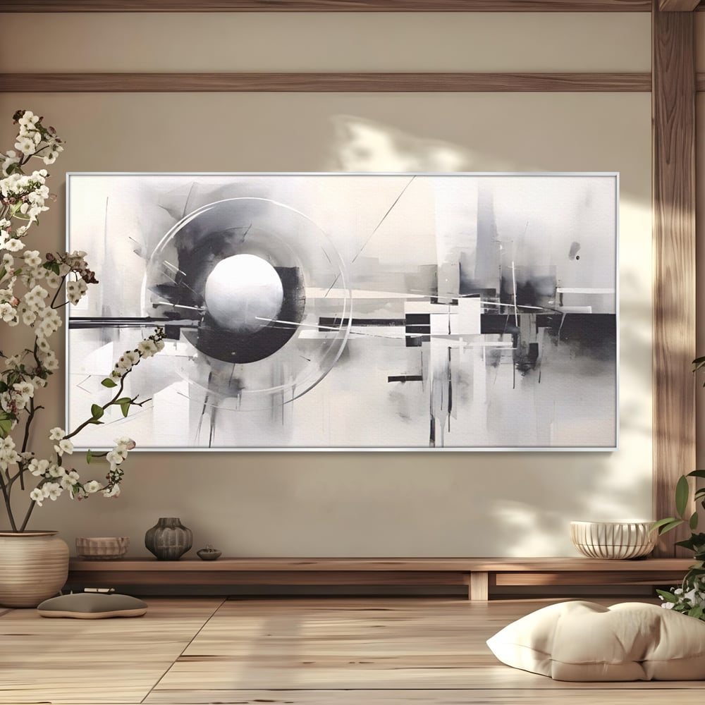 Tablou Canvas Premium LuxCanva® A1612, Non-Culori , Room, Abstract, Sfera, Univers, Decorativ, Dormitor, Culori Vibrante